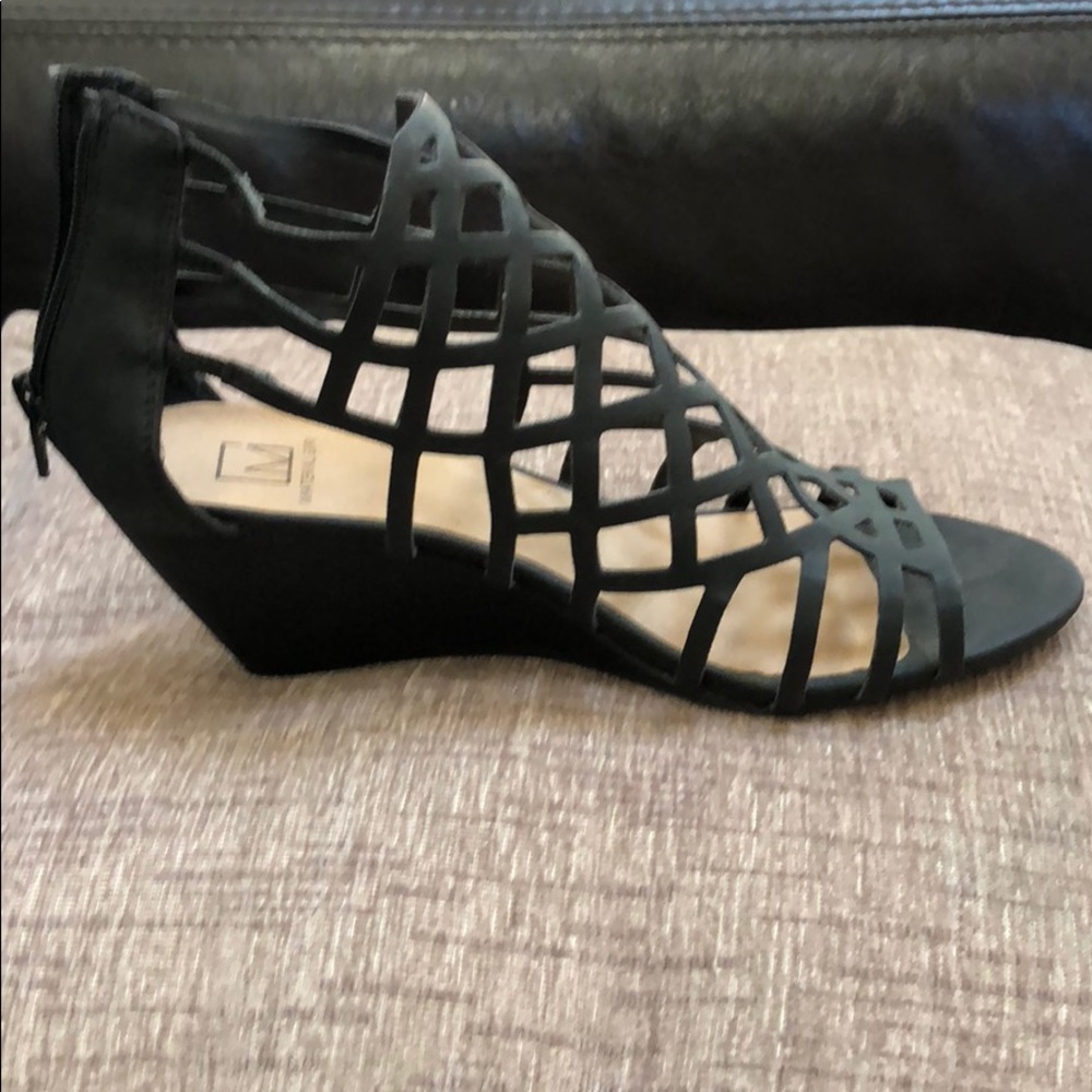 Material Girl Strappy Wedge